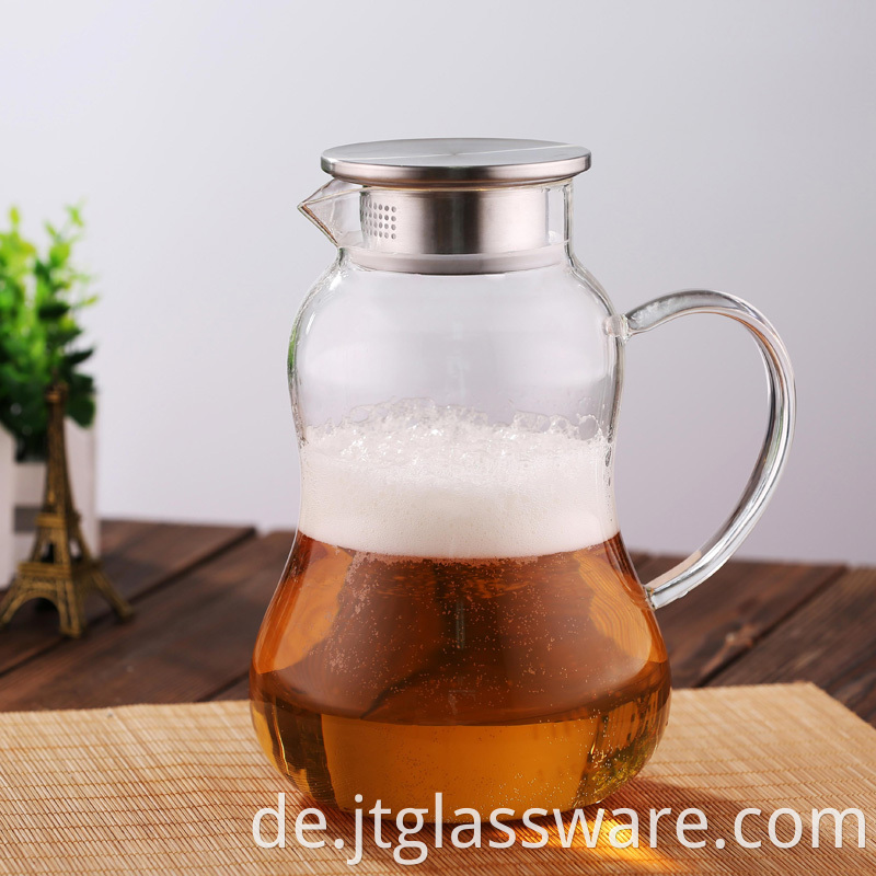 Handle Beverage Pitcher for Homemade Juice & Iced Tea